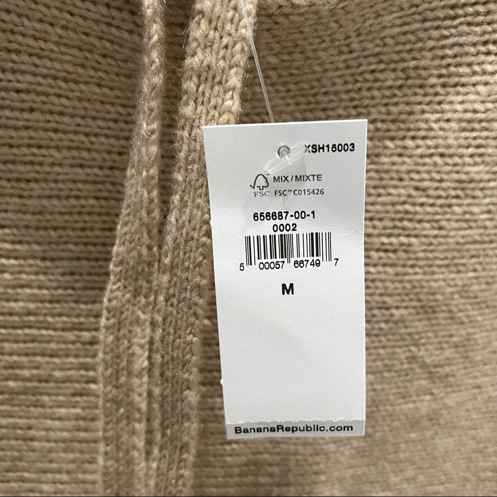 NWT Banana Republic knit hoodie - Picture 2 of 4